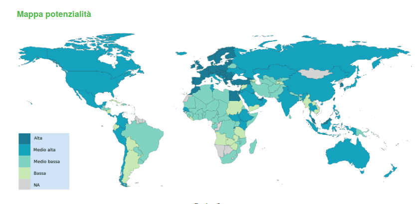 Mappa potenzialità mercati